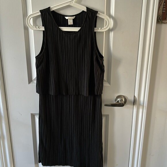 H&M Black Pleated Women’s Dress Size S - Picture 2 of 5